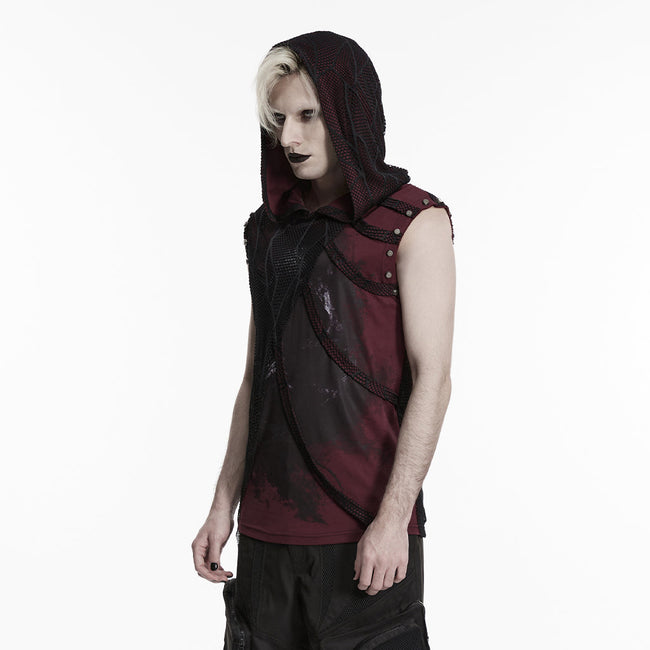 Kapuzenshirt mit Punk-Print