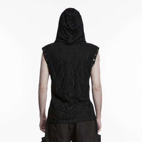 Kapuzenshirt mit Punk-Print