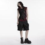 Kapuzenshirt mit Punk-Print