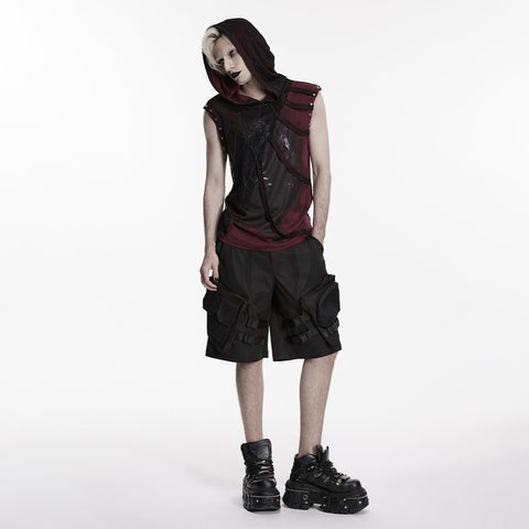 Kapuzenshirt mit Punk-Print