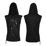 Kapuzenshirt mit Punk-Print