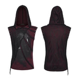 Kapuzenshirt mit Punk-Print