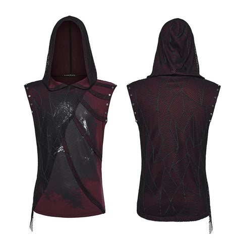 Kapuzenshirt mit Punk-Print