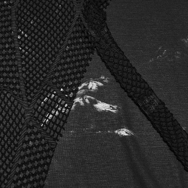 Kapuzenshirt mit Punk-Print