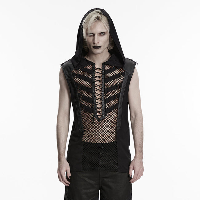 Punk-Skelett-Vision-Kapuzenweste