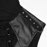 Punk-Skelett-Vision-Kapuzenweste