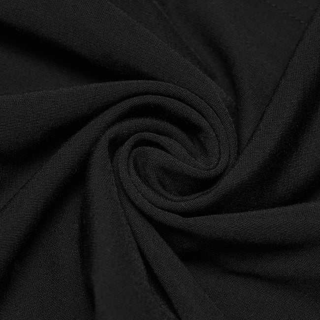 Ärmelloses, dunkles Gothic-Kapuzen-T-Shirt
