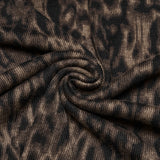 Punk-T-Shirt mit Leopardenmuster