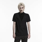 Gothic-Falten-T-Shirt