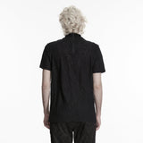 Gothic-Falten-T-Shirt