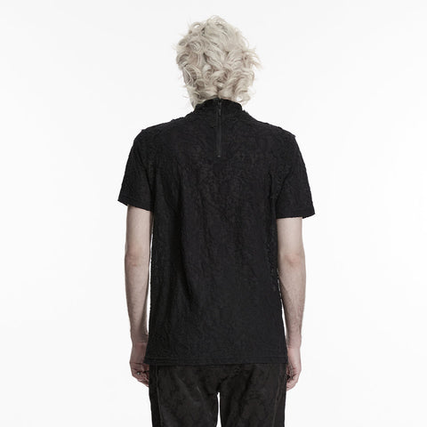Gothic-Falten-T-Shirt