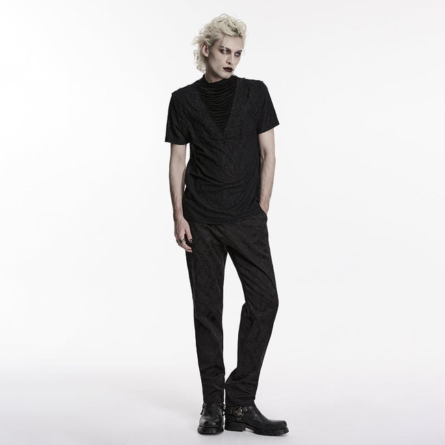Gothic-Falten-T-Shirt