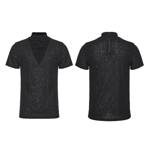 Gothic-Falten-T-Shirt