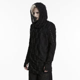 Gothic Wasteland T-Shirt mit Rissen für Herren