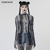Das postapokalyptische Techwear Tight Mesh T-Shirt