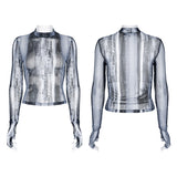 Das postapokalyptische Techwear Tight Mesh T-Shirt