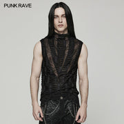 Goth sharp teeth vest