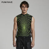 Cyber printed vest