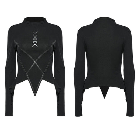 GOTH Daily Unregelmäßiges T-Shirt