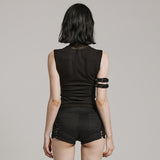 2024 Goth Skelett Mesh T-Shirt