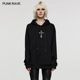 Handgenähter Gothic-Hoodie