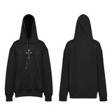 Handgenähter Gothic-Hoodie