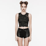 Gothic Daily Crop Top aus Spitze