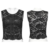 Gothic Daily Crop Top aus Spitze
