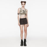 Wasteland – Kurzes Kapuzentop