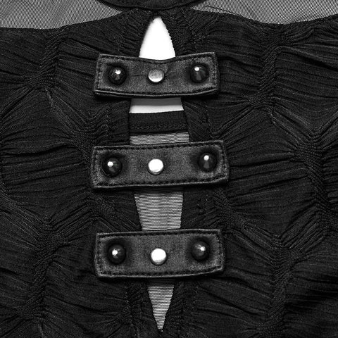 Punk-Top mit strukturierter Perspektive