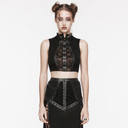 Punk-Crop-Top zum Binden