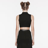 Punk-Crop-Top zum Binden
