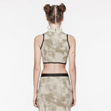 Punk-Crop-Top zum Binden