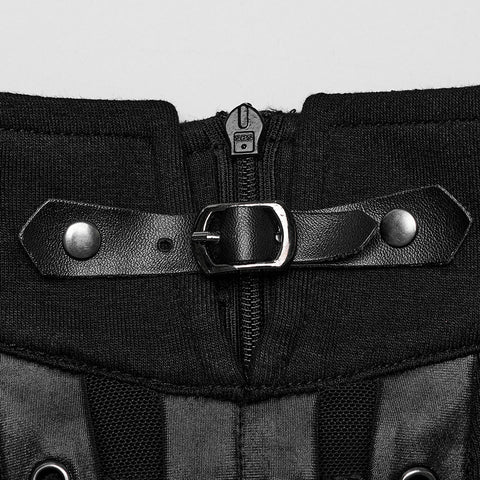 Punk-Crop-Top zum Binden