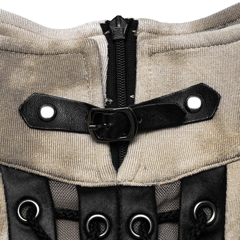 Punk-Crop-Top zum Binden