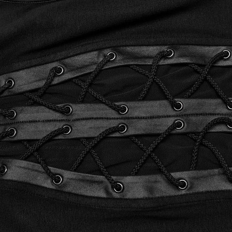 Punk-Crop-Top zum Binden