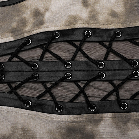 Punk-Crop-Top zum Binden