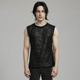 GOTH Daily Tattered Tank Top