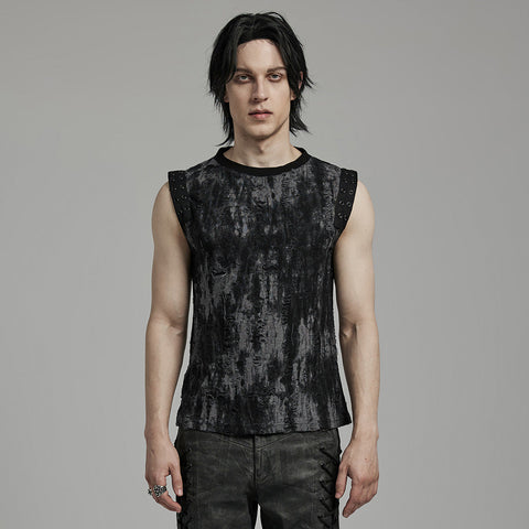 GOTH Daily Tattered Tank Top