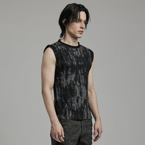 GOTH Daily Tattered Tank Top