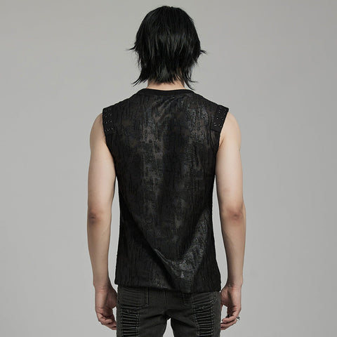 GOTH Daily Tattered Tank Top