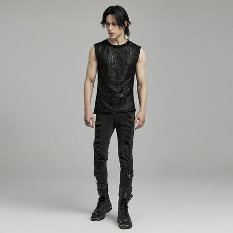 GOTH Daily Tattered Tank Top