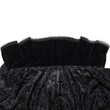 Gothic T-Shirt mit hohem Kragen