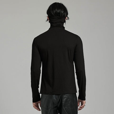 PUNK T-Shirt mit hohem Kragen