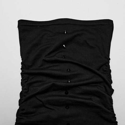 PUNK T-Shirt mit hohem Kragen