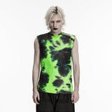 Cyber Tie-Dye Visual Weste