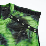 Cyber Tie-Dye Visual Weste