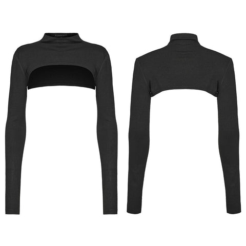 Punk-minimalistisches Langarm-T-Shirt