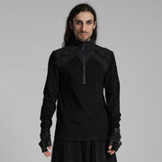 Langärmliges T-Shirt im Techwear-Stil