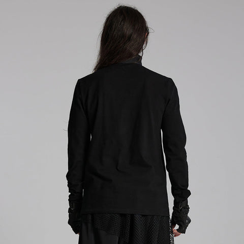 Langärmliges T-Shirt im Techwear-Stil